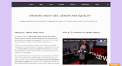 Desktop Screenshot of genderspeaker.com